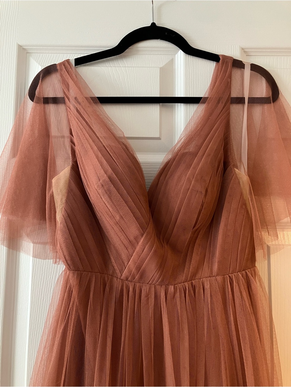 Revelry Dusty Rose Thea Tulle Gown